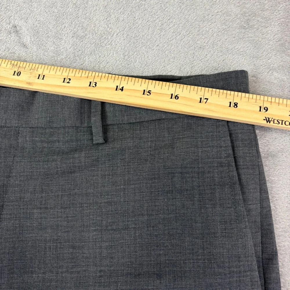 Banana Republic Mens 36x30 Charcoal Grey Slim Fit Marzotto Italian Wool Pants